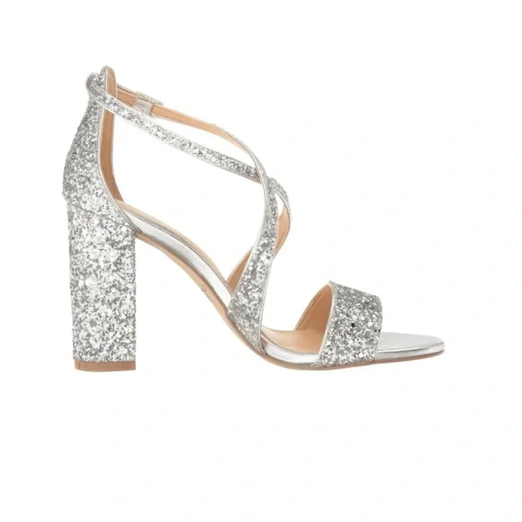 Jewel
BADGLEY MISCHKA
Cook Metallic Glitter Heels Formal Shoes size 7.5  7 1/2 - Picture 4 of 12